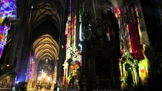 Собор Св. Стефана в Вене, вечерняя подсветка. Stephansdom, Wien