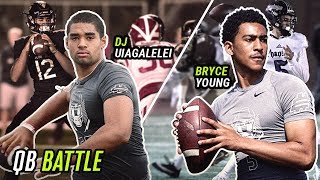 Top LA QBs Bryce Young And DJ Uiagalelei Go HEAD TO HEAD! Last Tournament Before FALL SZN ?
