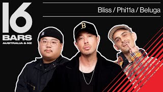 Bliss (Bliss n Eso), Phi11a & Beluga (3K) Cypher | 16 Bars AU & NZ: Episode Nine