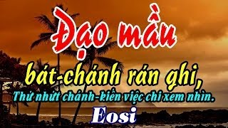 Lg 8C: Đạo mầu bát-chánh rán ghi, Thứ nhứt chánh-kiến việc chi xem nhìn. - Đ.Đ Eosi