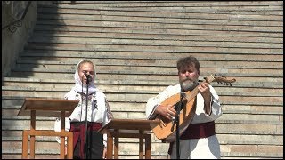 Василий Жданкин с дочерью Анастасией, песня 7, "Вишні", 28.08.2017