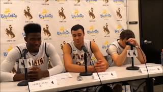 Wyoming players vs. UNLV