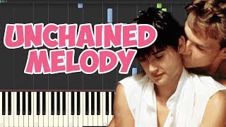 Unchained Melody-The Righteous Brothers  (Piano Tutorial Synthesia)