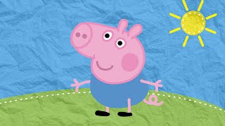 Рисуем вместе: Джордж из мультика Свинка Пеппа. Развивающий мультик. Drawing George from Peppa Pig
