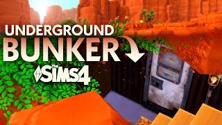 UNDERGROUND BUNKER // Sims 4 Speed Build