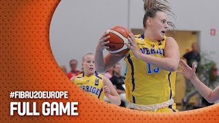 Sweden v Greece - Full Game - CL 9-16 - FIBA U20 Women's European Championship 2016