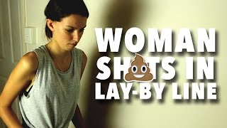 Woman Poos in Lay-by Line | Christmas in Retail