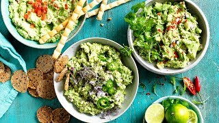 Three ways to make Guacamole Recipe