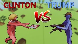 Totally Accurate Battle Simulator: (Trump VS Clinton) OPen Alpha Gameplay