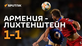 Самые яркие моменты игры Армения-Лихтенштейн