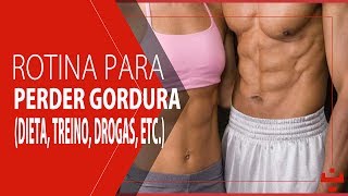 Como perder gordura | dieta, treino, drogas, etc.