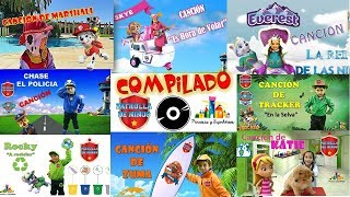 Compilación de todas las canciones de La Patrulla de Niños  Paw Patrol en la vida real