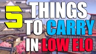 5 Things to CARRY YOUR TEAM in lower elo ( Bronze, Silver, Gold, Plat Climbing Tips ) | Overwatch