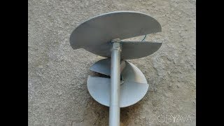ручной бур для столбиков Сделай и себе это нужное и простое приспособление!!!