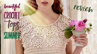 Вяжем ТОПЫ крючком и спицами ? / МНОГО красивых моделей / ОБЗОР