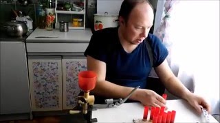 Пуля Полева 6 и Полева 6-У , пристрелка коллиматора на 12 кал ., заводские патроны и самокрут  .