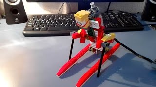 Esquiador Lego WeDo (Montaje) (Skier Lego Wedo)