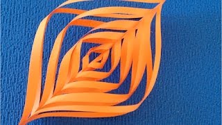 DIY. Как из бумаги сделать ✽ Новогодний Фонарик 3D. Мастер класс.