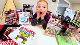 SO MANY TOYS! / Father Son Unboxing! - Star Wars, Avengers, MORE!