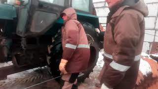 вытягиваем кабель -тестируем лебедку!