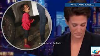 La conductora Rachel Maddow llora al dar noticia sobre niños migrantes en EU Video