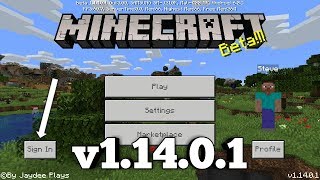 How to download Minecraft v1.14.0.1 beta with xbox sign in 100% working. By Dark Houzze