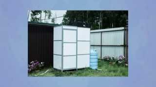 Летний душ для дачи с подогревом Ариэль 09АРД-Б250 ЛЮКС