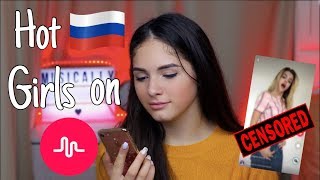 REACTING TO HOT RUSSIAN GIRLS ON MUSICAL.LY