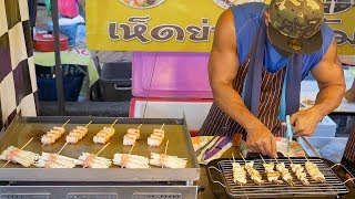 Grilled Mushroom | Thai Street Food