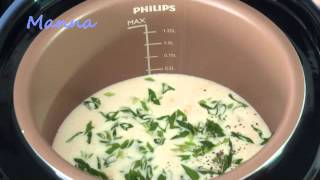 Омлет с овощами в мультиварке Philips HD3060