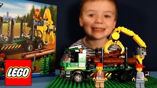 Лего Сити 60059 Лесовоз. Лего мультики про машинки. Lego City 2014 Logging Truck 60059