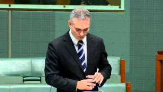 Craig Thomson speaks in the House of Reps