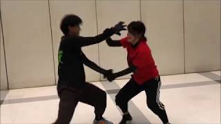 アクション殺陣教室たてびと　技闘・　カンフー技　１ｖｓ１　ＶＯＬ１2018.02.24　mp4