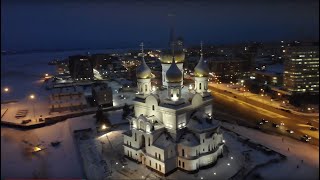 Главный храм Архангельска. Съемки с коптера
