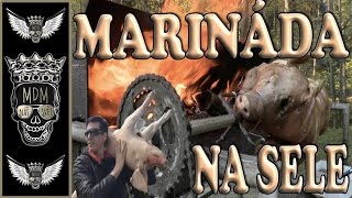 PŘÍPRAVA  MARINÁDY PŘED GRILOVÁNÍM SELÁTKA | SELE NA  ROŽNI | PRASE NA GRILU | 2 DÍL | GRILOVÁNÍ