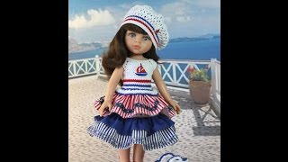 Crochet clothing for dolls. Вязаная одежда для кукол.