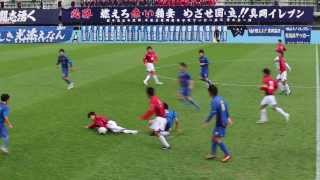 2013.11.9　高校サッカー選手権 栃木大会 準決勝　真岡×宇短大附　4/4　ロスタイム