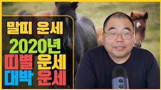 말띠가 충이 온다??? | 경자년 2020 년 말띠 무료 운세 띠별 사주팔자 관운 | 방패도사