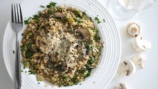 Սնկով Ռիզոտտո - Իտալական Խոհանոց - Mushroom Risotto - Heghineh Cooking Show in Armenian