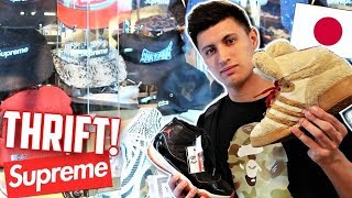 STREETWEAR AND THRIFT SHOPPING IN JAPAN! OFF-WHITE STORE, BAPE and MORE!