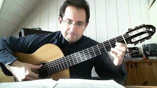 Les Moulins de mon Coeur, Michel LEGRAND, solo guitar