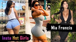 Фигуристая модель из Инстаграм Mia Francis
