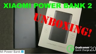 unboxing Xiaomi Power bank 2 (Xiaomi PLM02ZM ) 10000mAh Aliexpress