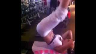 Mariana davalos ejercitandose!!