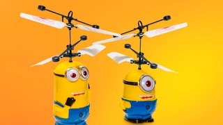 Летающие миньоны Стюарт и Дейв! КУПИТЬ! АКЦИЯ! Интерактивная игрушка летающие Миньоны