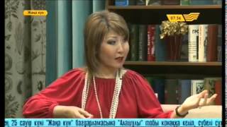 Қазақстанның еңбек сіңірген артисі, әнші Жеңіс Ысқақова "Жаңа күн" студиясында қонақта