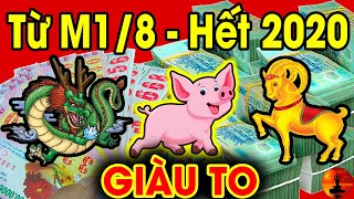 Từ Ngày 1/8 Âm Lịch Đến Hết Năm 2020, 3 Con Giáp BÙNG NỔ TÀI LỘC, Phất Lên Như Vũ Bão