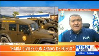 Procurador general de Guatemala habla sobre estado de sitio en cinco departamentos del país