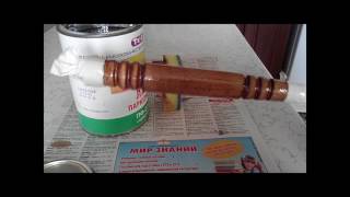 Как сделать ручку для шампура или напильника часть 3
