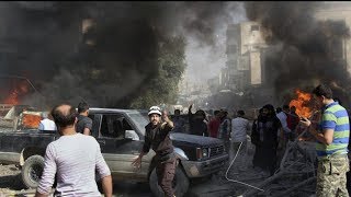 Russians claims suspected Syrian chemical attack was staged by aid group